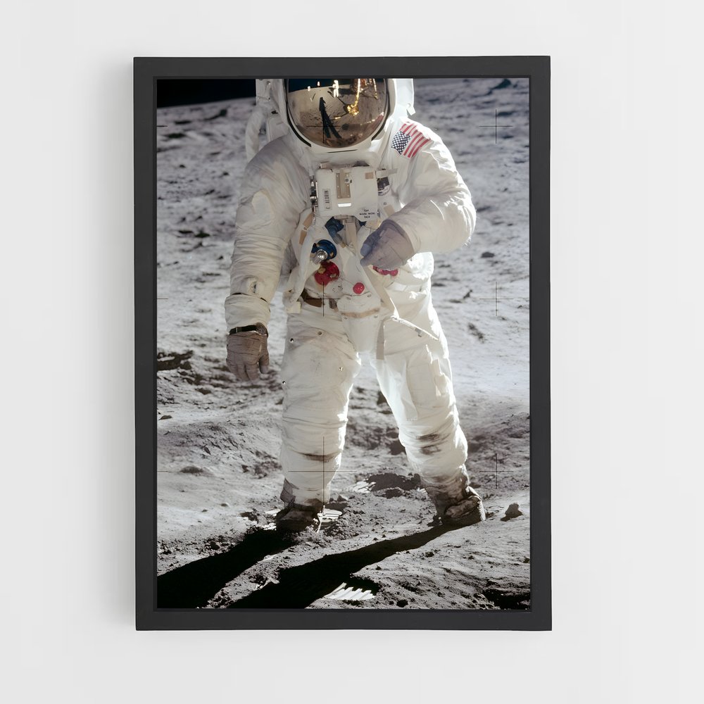 Poster Pas de Gravité – affiche Missions spatiales (vue 2)
